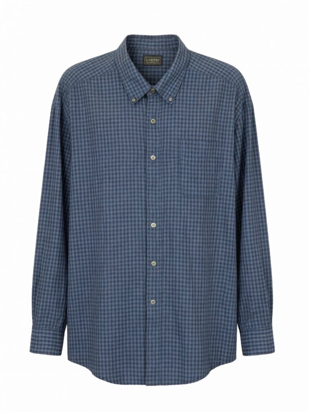L.L. Bean Men's Button Down Shirt XXL Blue Plaid